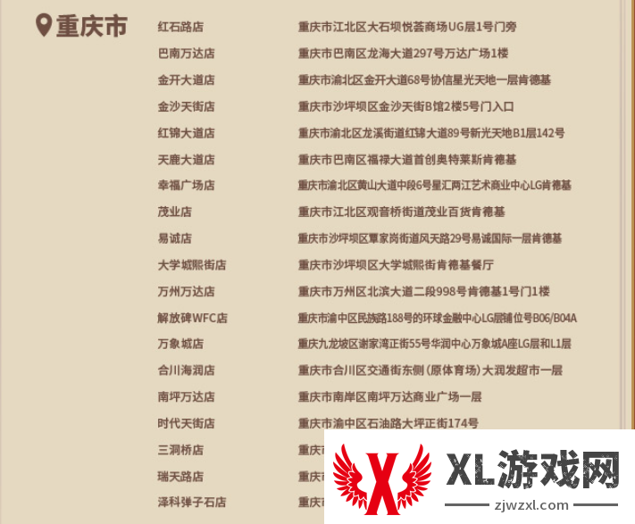 2024原神肯德基主题店位置大全图五