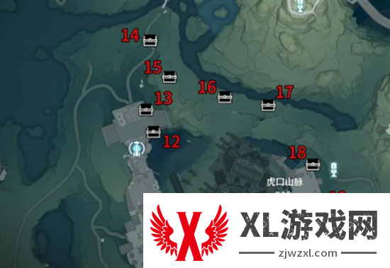 鸣潮虎口山脉地图100%全收集攻略图四