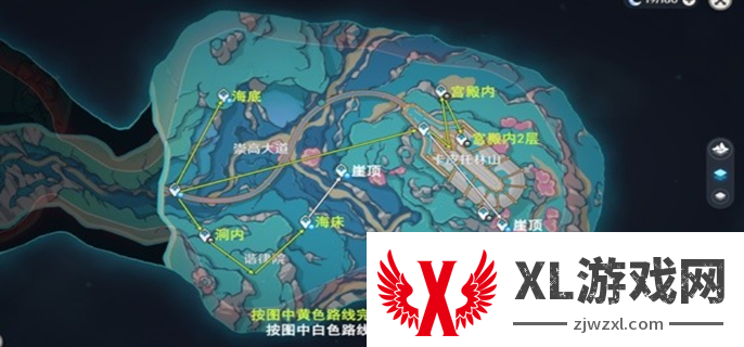 原神4.6旧日之海锚点秘境开图路线分享图九