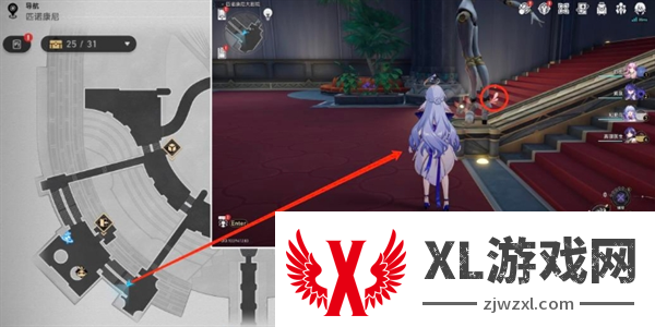 崩坏星穹铁道2.2匹诺康尼大剧院20只折纸小鸟位置大全图七