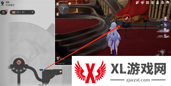 崩坏星穹铁道2.2匹诺康尼大剧院20只折纸小鸟位置大全图十七
